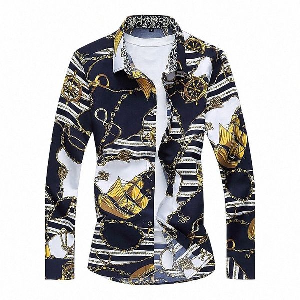 men's shirt floral striped tribal plus size spread collar party daily print long sleeve vintage white orange navy blue 79vs#, White;black
men's shirt floral striped tribal plus size spread collar party daily print long sleeve vintage white orange navy blue 79vs#, White;black