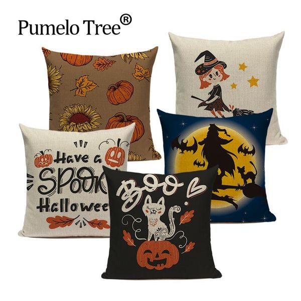 party decoration happy halloween pumpkin bat magic girl flying carpet ghosts decor cushion cover horror house supplies
party decoration happy halloween pumpkin bat magic girl flying carpet ghosts decor cushion cover horror house supplies