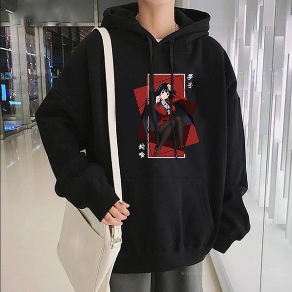 men's hoodies & sweatshirts japanese anime kakegurui oversized hooded sweatshirt men/womne harajuku manga sweet girl jabami yumeko grap, Black
men's hoodies & sweatshirts japanese anime kakegurui oversized hooded sweatshirt men/womne harajuku manga sweet girl jabami yumeko grap, Black