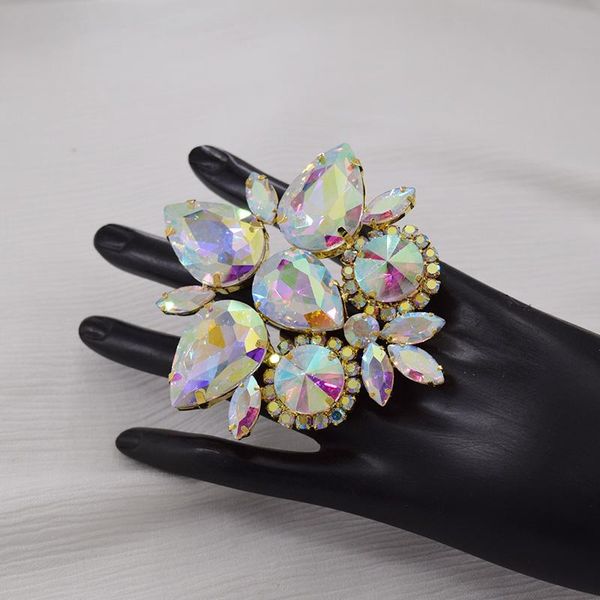 big size rhinestones ring for wedding bridal jewelry crystal ab stage exaggerated rings women adjustable party favor
big size rhinestones ring for wedding bridal jewelry crystal ab stage exaggerated rings women adjustable party favor