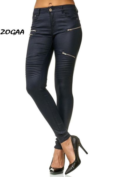 women's pants & capris zogaa fashion women solid color high waist elastic pencil skinny pu coated faux leather trousers, Black;white
women's pants & capris zogaa fashion women solid color high waist elastic pencil skinny pu coated faux leather trousers, Black;white