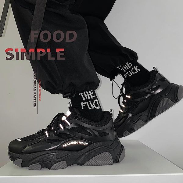 2021 spring trend daddy korean sports men's casual student fashion sho, Black
2021 spring trend daddy korean sports men's casual student fashion sho, Black