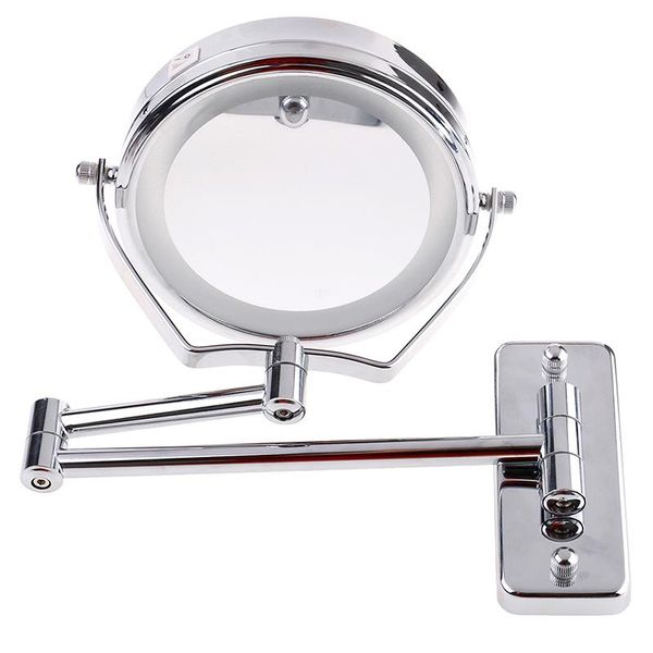 compact mirrors 1pc 6" led light makeup mirror silver with folding double wall mount vanity
compact mirrors 1pc 6" led light makeup mirror silver with folding double wall mount vanity