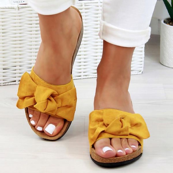 women shoes fashion flock bow tie flat thick bottom heel sandals slipper solid non-slip beach slippers, Black
women shoes fashion flock bow tie flat thick bottom heel sandals slipper solid non-slip beach slippers, Black