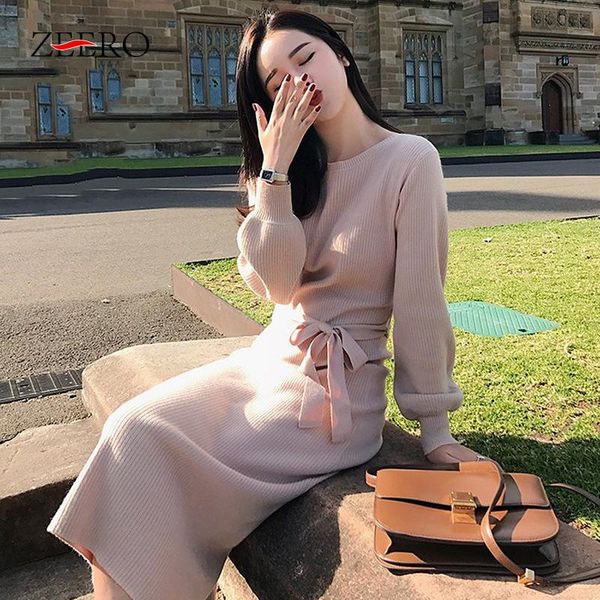 casual dresses 2021 autumn korean women long sleeve knitted sweater dress elegant female sashes midi winter black party, Black;gray
casual dresses 2021 autumn korean women long sleeve knitted sweater dress elegant female sashes midi winter black party, Black;gray