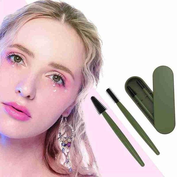 silicone eyelash brush comb eye lashes extension eyebrow two-in-one novel design make up tool reusable portable false eyelashes
silicone eyelash brush comb eye lashes extension eyebrow two-in-one novel design make up tool reusable portable false eyelashes