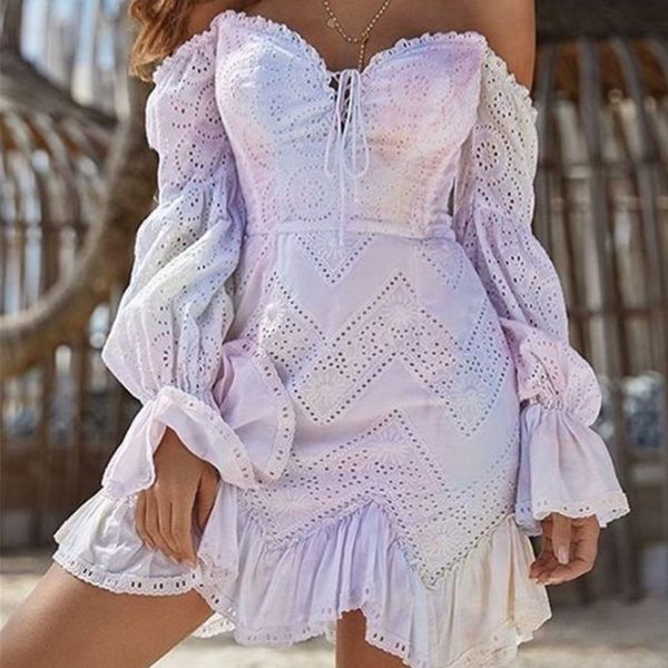 casual dresses women sweet white off shoulder beach dress fashion long sleeve solid cotton ruffles short party summer 2021, Black;gray
casual dresses women sweet white off shoulder beach dress fashion long sleeve solid cotton ruffles short party summer 2021, Black;gray