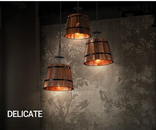 american rural industrial restaurant bar bucket chandelier personality creative el coffee shop solid wood lamps pendant
american rural industrial restaurant bar bucket chandelier personality creative el coffee shop solid wood lamps pendant