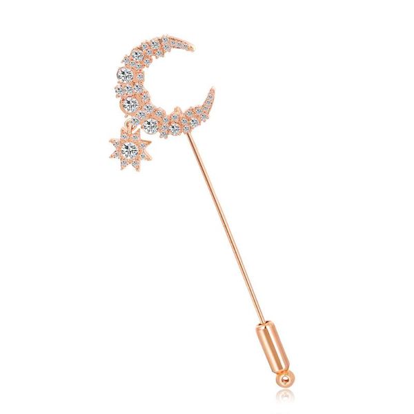 pins, brooches fashion simple metal pins for clothes moon and star shape coat suit lapel pin wholesale / drop, Gray
pins, brooches fashion simple metal pins for clothes moon and star shape coat suit lapel pin wholesale / drop, Gray