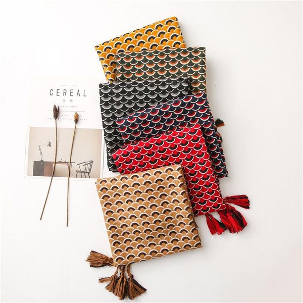 scarves winter scale pattern scarf women's black red cotton and hemps print yellow shawl, Blue;gray
scarves winter scale pattern scarf women's black red cotton and hemps print yellow shawl, Blue;gray