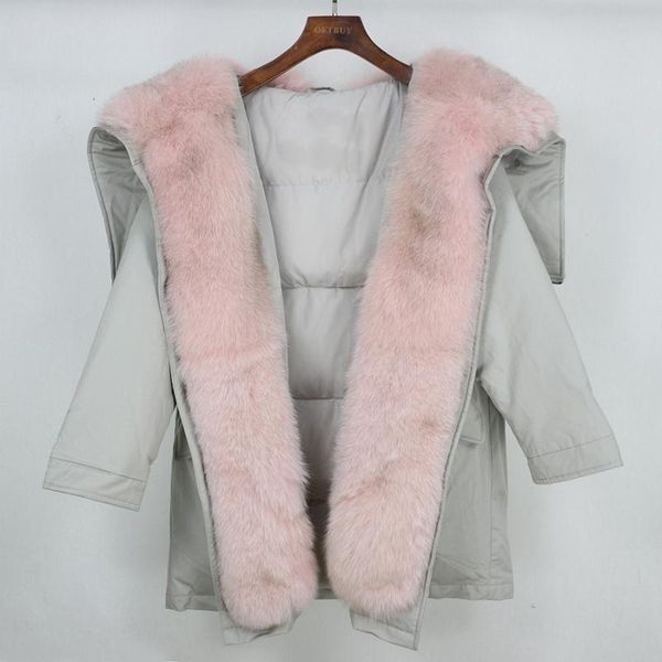 women's fur & faux brand real coat 2021 winter jacket women parka natural big collar hooded white duck down warm army green, Black
women's fur & faux brand real coat 2021 winter jacket women parka natural big collar hooded white duck down warm army green, Black