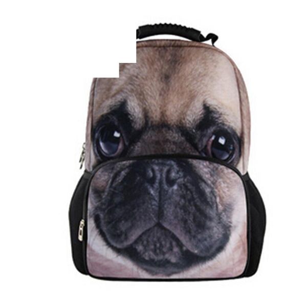 backpack customized pug dog school children animal fashion boys girls big daypack for student kids gifts bags
backpack customized pug dog school children animal fashion boys girls big daypack for student kids gifts bags