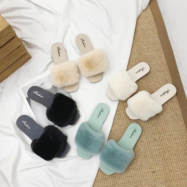 fashion wool slippers in autumn and winter 2021 women's ins trend mix match indoor outdoor wear, Black
fashion wool slippers in autumn and winter 2021 women's ins trend mix match indoor outdoor wear, Black