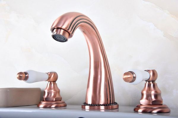 bathroom sink faucets antique red copper basin faucetwidespread vanity 3 holes mixer tap dual ceramic handle trg081
bathroom sink faucets antique red copper basin faucetwidespread vanity 3 holes mixer tap dual ceramic handle trg081