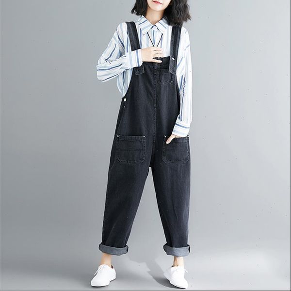 spring wide leg women jumpsuits jeans rompers womens jumpsuit loose casual denim overalls for long plus size s xxl, Black;white
spring wide leg women jumpsuits jeans rompers womens jumpsuit loose casual denim overalls for long plus size s xxl, Black;white