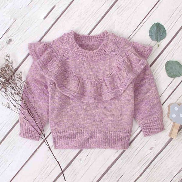 0-3yrs girl autumn winter long sleeve knitted sweater girls corrugated edge pure color sweaters for kids clothes 210429, Blue
0-3yrs girl autumn winter long sleeve knitted sweater girls corrugated edge pure color sweaters for kids clothes 210429, Blue