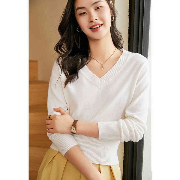 women's knits & tees 100% cashmere with low-cut v sweater base knitted or crocheted women's, White
women's knits & tees 100% cashmere with low-cut v sweater base knitted or crocheted women's, White