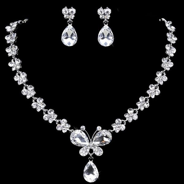 earrings & necklace luxury female crystal jewelry set charm gold silver color wedding drop for women cute bridal butterfly chain
earrings & necklace luxury female crystal jewelry set charm gold silver color wedding drop for women cute bridal butterfly chain