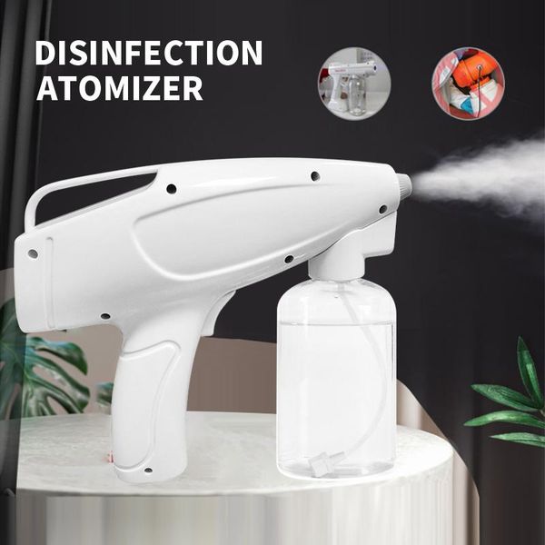 watering equipments 350ml wireless blue light nano spray gun with usb rechargeable steam atomizer handheld portable disinfection sprayer
watering equipments 350ml wireless blue light nano spray gun with usb rechargeable steam atomizer handheld portable disinfection sprayer