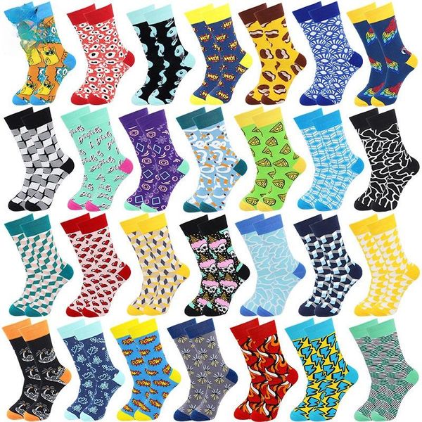 men's socks style trendy colorful geometric pattern european and american large size mid-tube sports, Black
men's socks style trendy colorful geometric pattern european and american large size mid-tube sports, Black