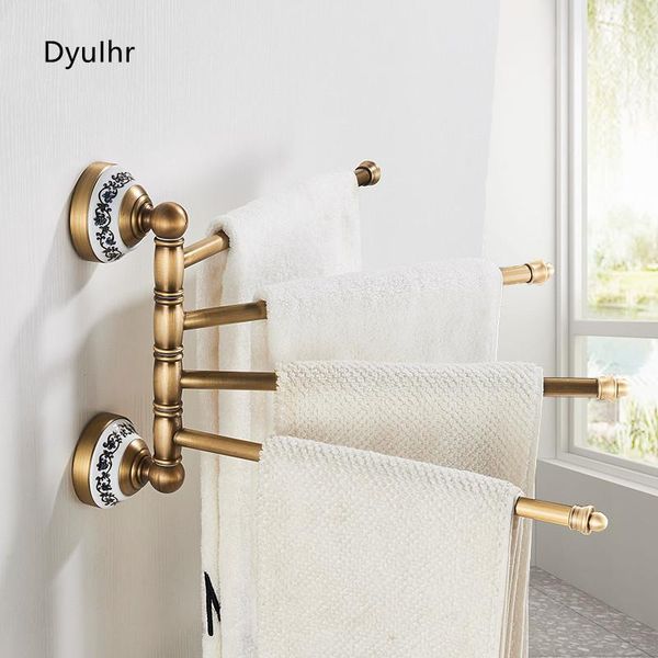 retro bathroom swivel bar towel rack wall-mounted antique brass personality 4 180 degree dyuihr racks
retro bathroom swivel bar towel rack wall-mounted antique brass personality 4 180 degree dyuihr racks