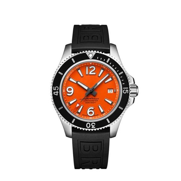 luxury brand new superocean ceramic bezel automatic mechanical watch black yellow number dial rubber stainless steel sapphire294g, Slivery;brown
luxury brand new superocean ceramic bezel automatic mechanical watch black yellow number dial rubber stainless steel sapphire294g, Slivery;brown
