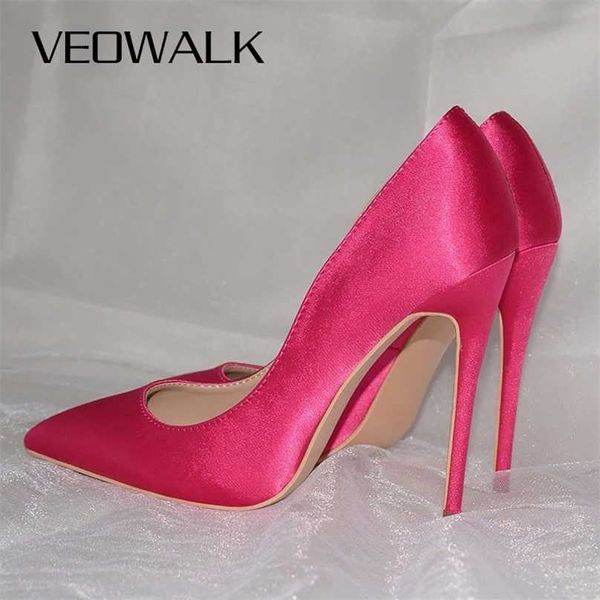 veowalk rose pink women satin stilettos high heels slip on pointy toe silk pumps elegant ladies wedding bridal dress shoes 211025, Black
veowalk rose pink women satin stilettos high heels slip on pointy toe silk pumps elegant ladies wedding bridal dress shoes 211025, Black