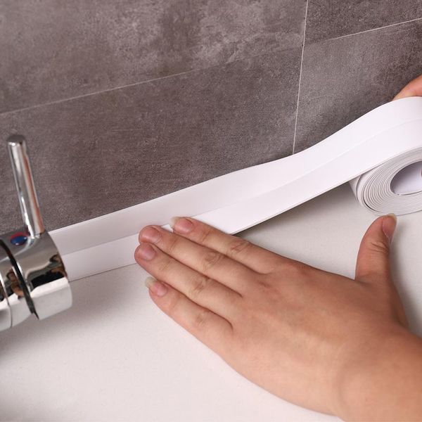 wall stickers waterproof mold proof self adhesive tape durable anti mildew pvc material kitchen bathroom sealing gadgets 3.2m long
wall stickers waterproof mold proof self adhesive tape durable anti mildew pvc material kitchen bathroom sealing gadgets 3.2m long