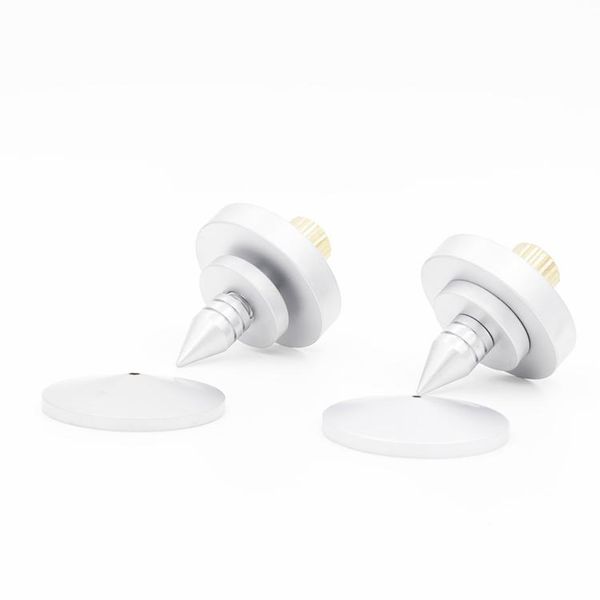 smart power plugs 4pcs silver speaker spike isolation feet brass cone turntable hi fi
smart power plugs 4pcs silver speaker spike isolation feet brass cone turntable hi fi