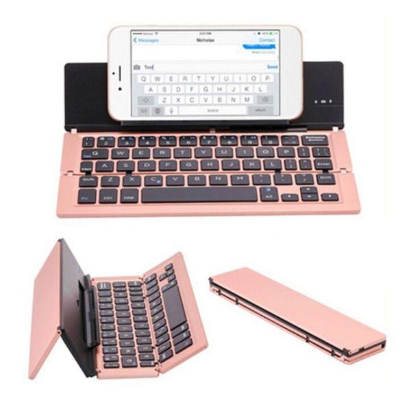 portable mini wireless bluetooth folding keyboard aluminum alloy foldable rechargeable travel office home keypad keyboards
portable mini wireless bluetooth folding keyboard aluminum alloy foldable rechargeable travel office home keypad keyboards