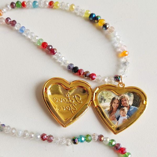 pendant necklaces heart necklace women mixcolor bohemian multicolored beaded fashion jewelry trendy gift family put pos, Silver
pendant necklaces heart necklace women mixcolor bohemian multicolored beaded fashion jewelry trendy gift family put pos, Silver
