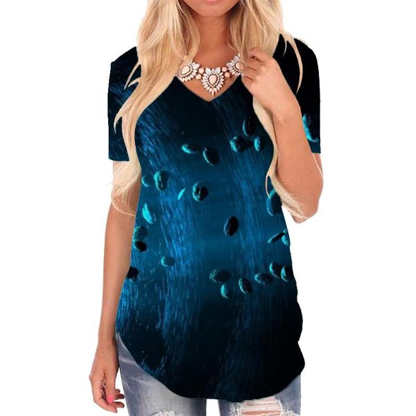 women's t-shirt giyu brand dizziness women abstract shirt print v-neck tshirt dark blue funny t shirts womens clothing, White
women's t-shirt giyu brand dizziness women abstract shirt print v-neck tshirt dark blue funny t shirts womens clothing, White