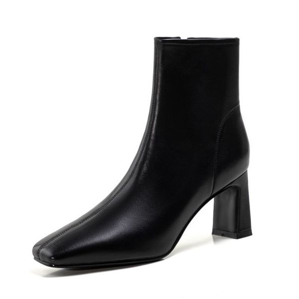 Size 33-39 Women High Heel Boots Real Leather Square Toe Winter Shoes Women Fashion Party Ankle Boots Ladies Footwear, Beige
Size 33-39 Women High Heel Boots Real Leather Square Toe Winter Shoes Women Fashion Party Ankle Boots Ladies Footwear, Beige