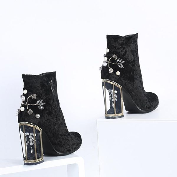 boots fashion woman pearl beading bird cage high heel rhinestone diamonds ankle boot black pink red
boots fashion woman pearl beading bird cage high heel rhinestone diamonds ankle boot black pink red