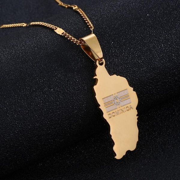 pendant necklaces stainless steel the commonwealth of dominica map gold color dominicans chain jewelry gifts, Silver
pendant necklaces stainless steel the commonwealth of dominica map gold color dominicans chain jewelry gifts, Silver