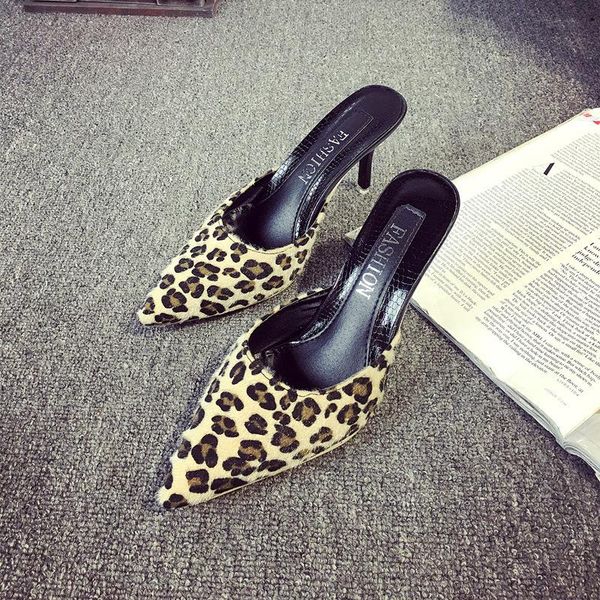 dress shoes 7cm pumps 2021 summer leopard fashion high-heeled pointed stiletto casual lazy nightclub fitting room women's, Black
dress shoes 7cm pumps 2021 summer leopard fashion high-heeled pointed stiletto casual lazy nightclub fitting room women's, Black