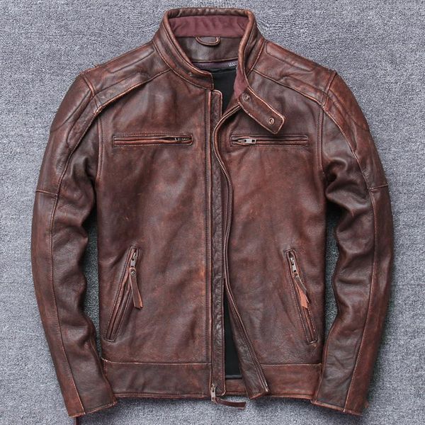 men's leather & faux tcyeek winter bomber genuine jacket men clothes 2021 korean moto biker streetwear mens 100% real cow coat 15617, Black
men's leather & faux tcyeek winter bomber genuine jacket men clothes 2021 korean moto biker streetwear mens 100% real cow coat 15617, Black