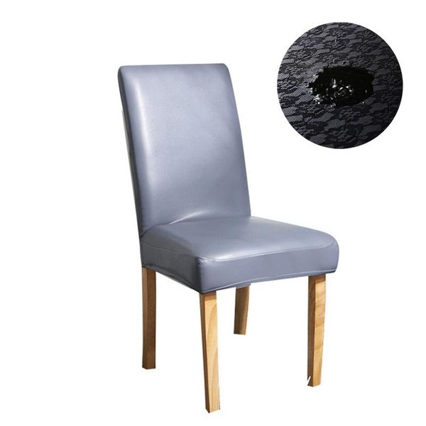 chair covers pu leather cover spandex waterproof oilproof stretch kitchen seat case banquet el housse de chaise
chair covers pu leather cover spandex waterproof oilproof stretch kitchen seat case banquet el housse de chaise