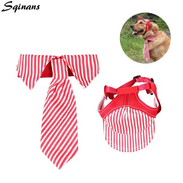 dog apparel sqinans 2pcs/set baseball cap striped necktie set travel sports pet sun hats and grooming bow ties supplies
dog apparel sqinans 2pcs/set baseball cap striped necktie set travel sports pet sun hats and grooming bow ties supplies