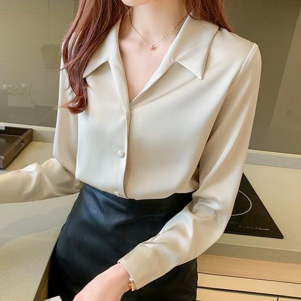 women's blouses & shirts 2021 spring women summer blouse korean long sleeve womens and vintage blusas roupa feminina, White
women's blouses & shirts 2021 spring women summer blouse korean long sleeve womens and vintage blusas roupa feminina, White