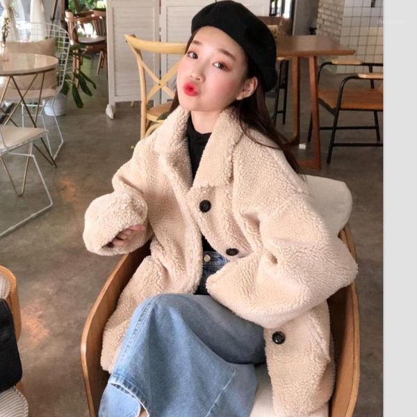 women's wool & blends jacket women coat autumn and winter loose plush imitation lamb cardigan for veste manteau femme, Black
women's wool & blends jacket women coat autumn and winter loose plush imitation lamb cardigan for veste manteau femme, Black