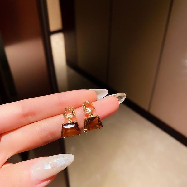 dangle & chandelier korea temperament female jewelry simple fashion rhinestones geometric earrings sweet girl women's accessories, Silver
dangle & chandelier korea temperament female jewelry simple fashion rhinestones geometric earrings sweet girl women's accessories, Silver