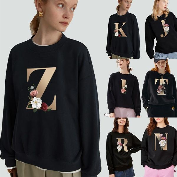 women's hoodies & sweatshirts autumn long sleeve sweatshirt fashion black pullover initial name printed series o-neck casual warm commu
women's hoodies & sweatshirts autumn long sleeve sweatshirt fashion black pullover initial name printed series o-neck casual warm commu