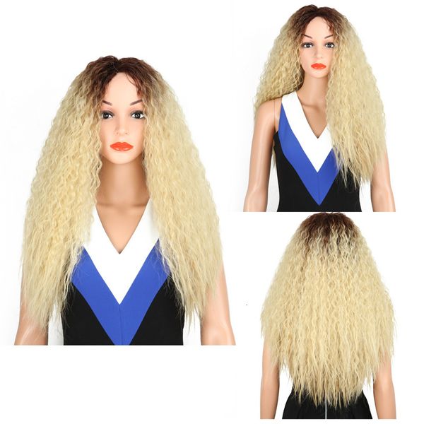 long perm medium corn small curly hair gradient wig head cover, Black;brown
long perm medium corn small curly hair gradient wig head cover, Black;brown