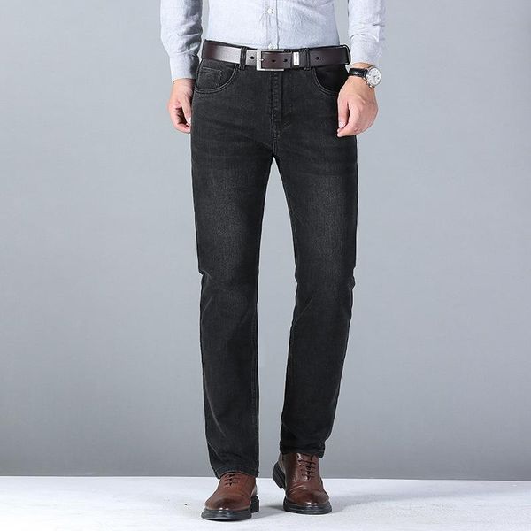 men's jeans 2021 autumn winter black denim pants boutique business straight cotton elastic, Blue
men's jeans 2021 autumn winter black denim pants boutique business straight cotton elastic, Blue