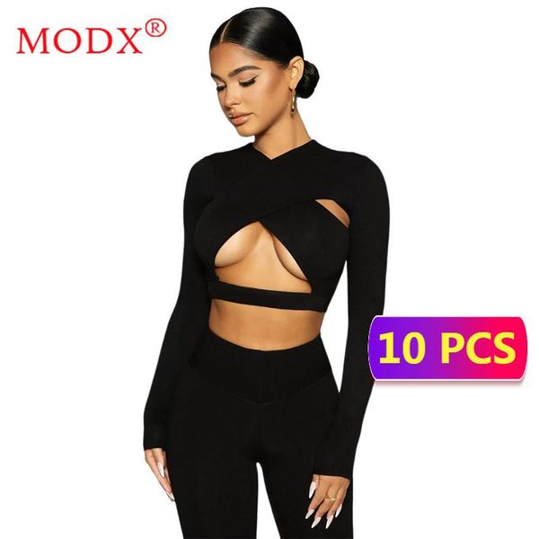 women's two piece pants bulk items wholesale lots tracksuits women fall crossed crop and pencil pant long sleeve v neck solid color hol, White
women's two piece pants bulk items wholesale lots tracksuits women fall crossed crop and pencil pant long sleeve v neck solid color hol, White