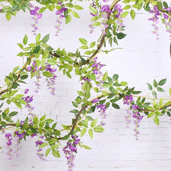 artificial wisteria flower fake rattan decorative hanging wedding home wall decoration faux plants leaf flowers & wreaths
artificial wisteria flower fake rattan decorative hanging wedding home wall decoration faux plants leaf flowers & wreaths