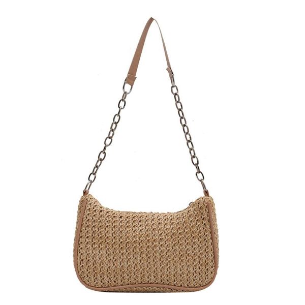 evening bags women solid color underarm straw woven shoulder bag fashion summer casual elegant ladies chain small handbags zipper purse
evening bags women solid color underarm straw woven shoulder bag fashion summer casual elegant ladies chain small handbags zipper purse