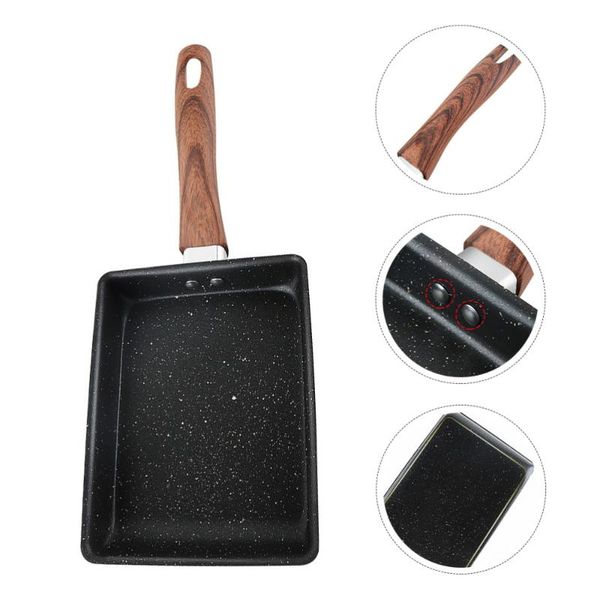 pans 1pc non-stick frying pan outdoor camping pot square shape mini 
pans 1pc non-stick frying pan outdoor camping pot square shape mini