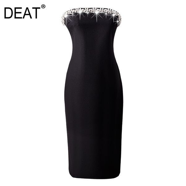 summer fashion women clothes bust covered diamond splcied slim pullover party dress female wr16801l 210421, Black;gray
summer fashion women clothes bust covered diamond splcied slim pullover party dress female wr16801l 210421, Black;gray